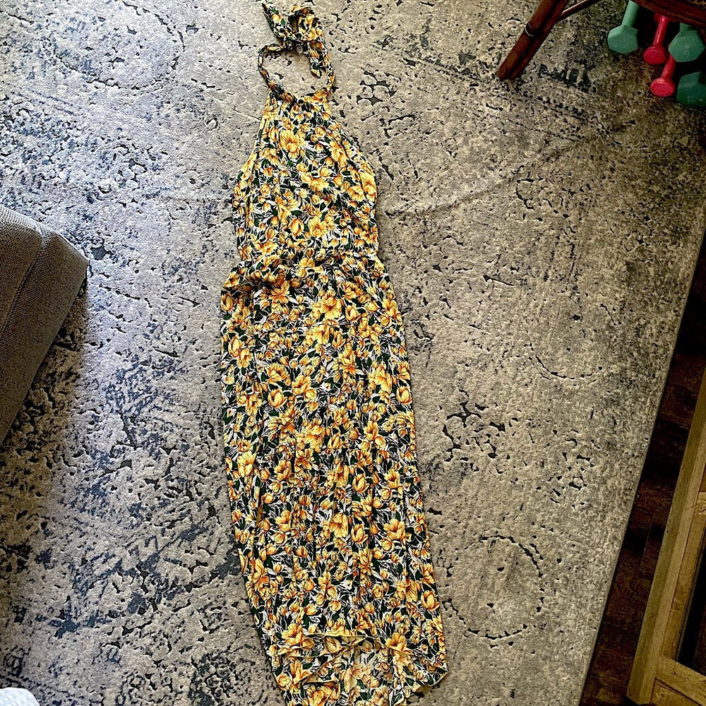 Floor Length, Summer Halter Dress